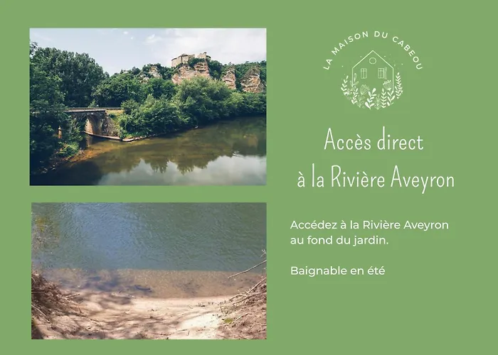 度假居 Maison Au Bord De La Riviere Aveyron - *