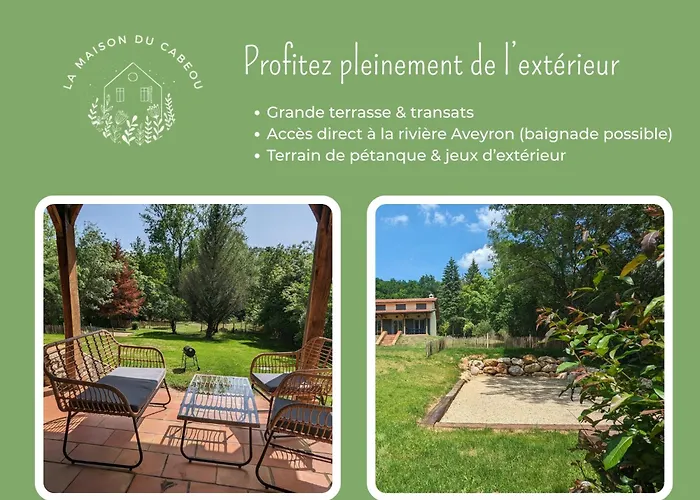 Maison Au Bord De La Rivière Aveyron - Bruniquel